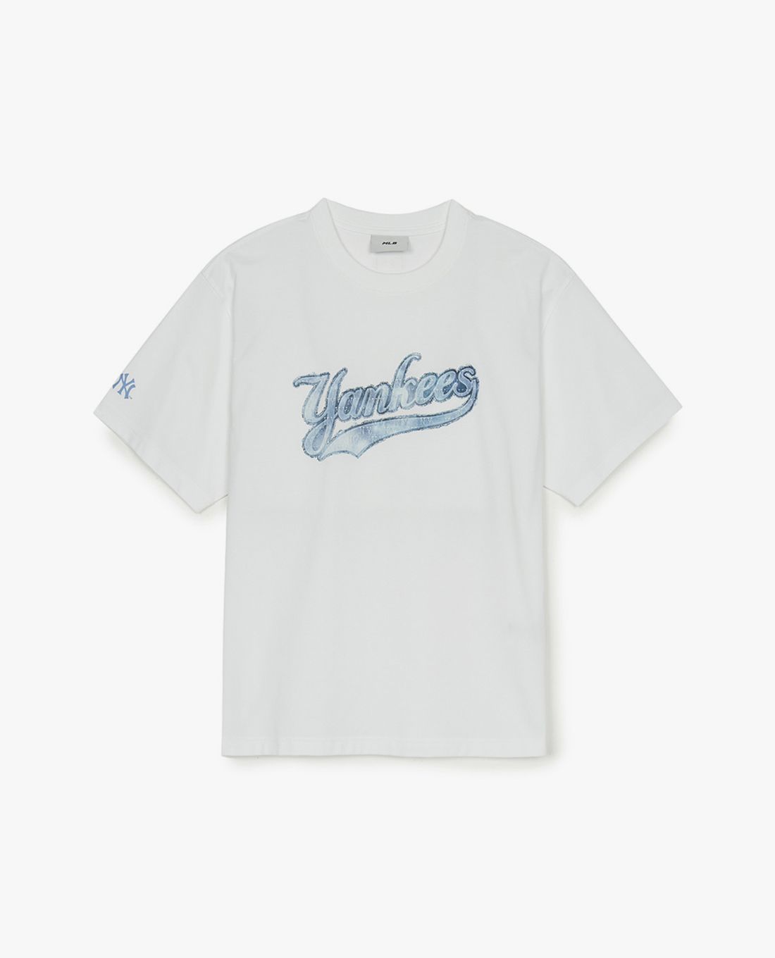 MLB - Unisex Denim Like Big Lux Overfit Round-Neck T-Shirt