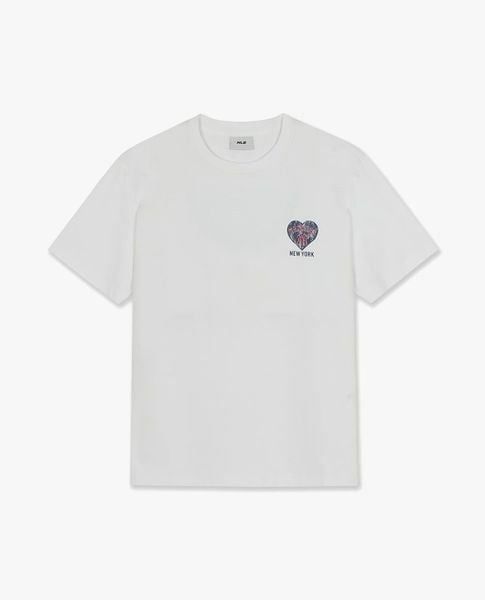  MLB - Unisex Big Heart Logo Short Sleeve T Shirt 