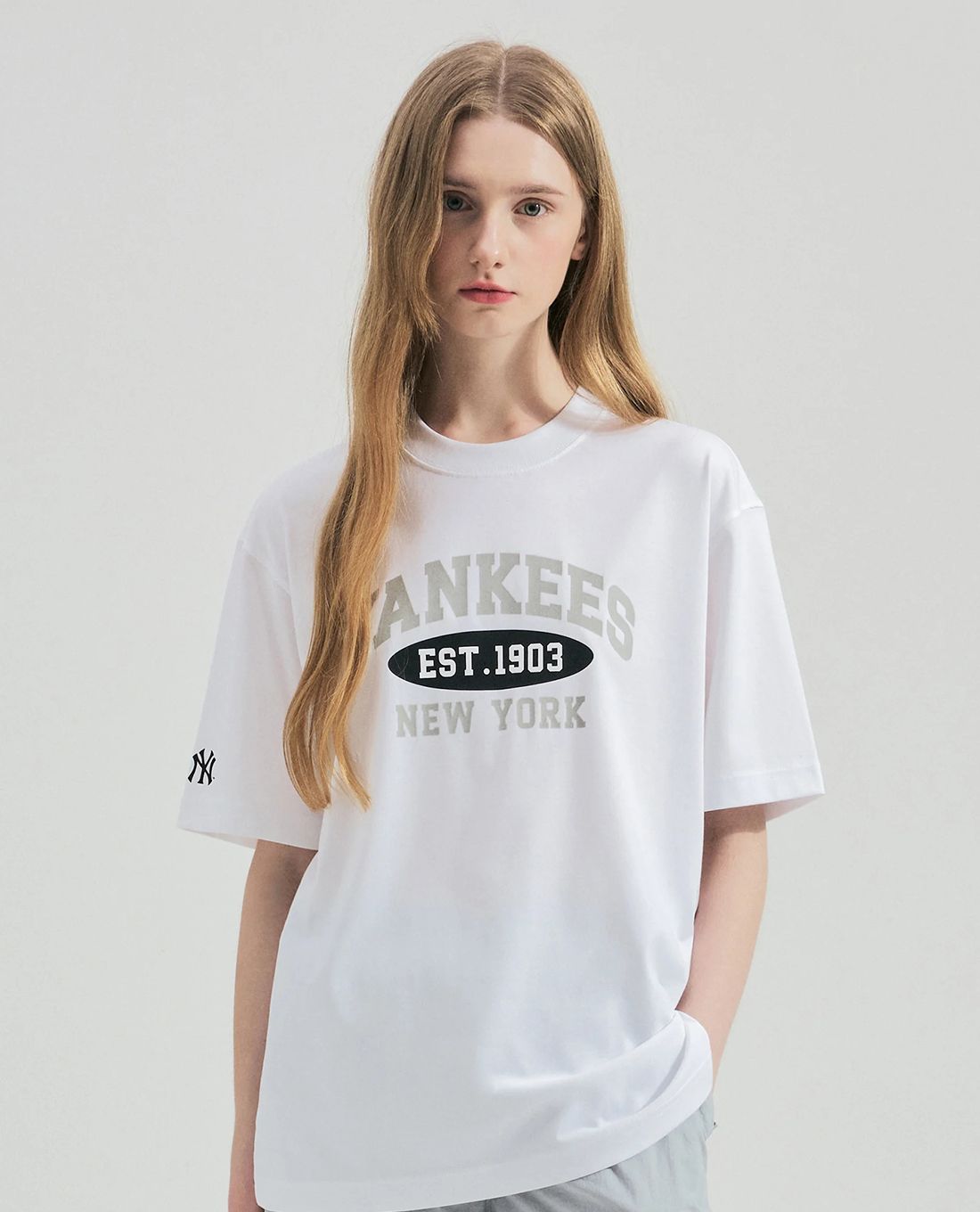 MLB - Unisex Crew Neck Short Sleeve T-Shirt Summer Varsity Functional