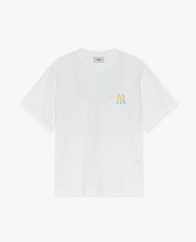  MLB - Unisex Short Sleeve T-shirt Summer Vintage-Washing Graphic 