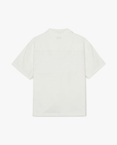  MLB - Unisex Short Sleeve Button-Up Shirt Diamond Jacquard 