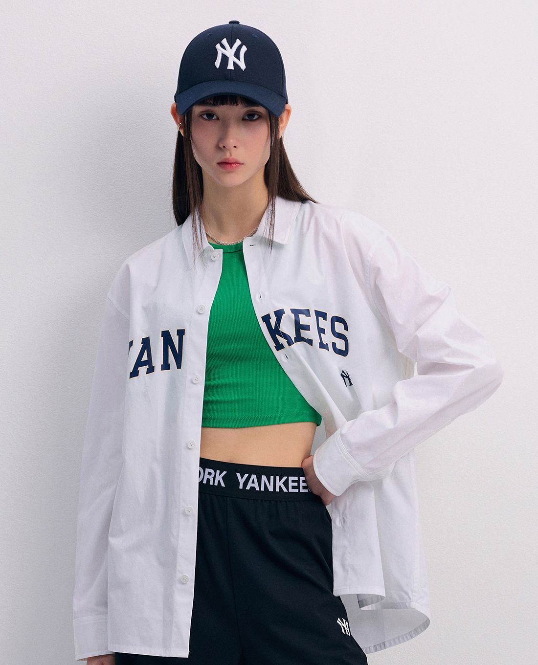 MLB - Unisex Long-Sleeve Button-Down Shirt Varsity