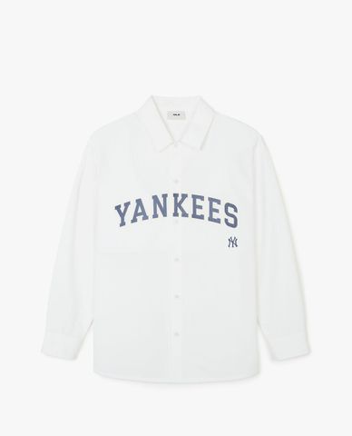  MLB - Unisex Long-Sleeve Button-Down Shirt Varsity 