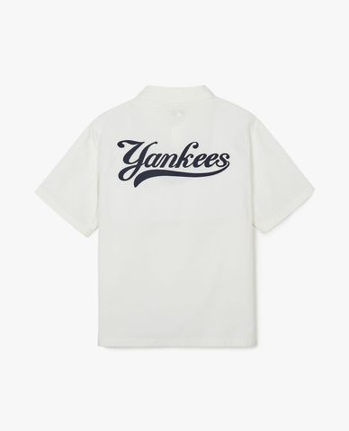  MLB - Unisex Short-Sleeve Button-Up Shirt Varsity New York Yankees 