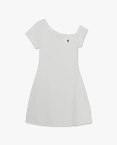  MLB - Women Mini Knit Off Shoulder Dress 