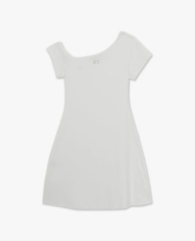  MLB - Women Mini Knit Off Shoulder Dress 