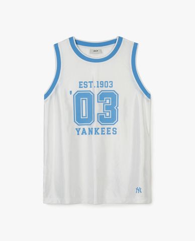  MLB - Women's Round Neck Tank Sportive Varsity Number Graphic Nasity 