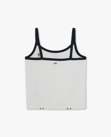  MLB - Women Varsity Striped Round Neck Two Strap Shirt 