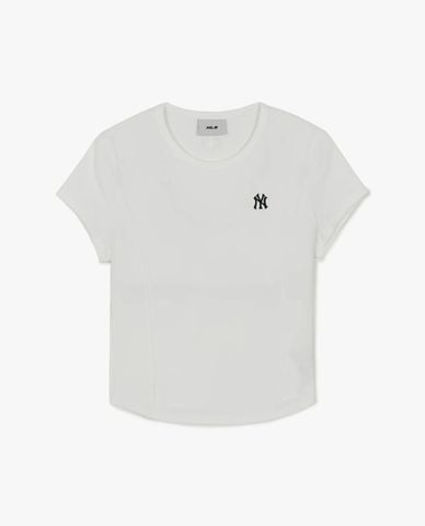  MLB - Women Round Neck Short Sleeve Slim Fit T Shirt 