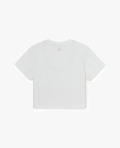  MLB - Women Basic Round Neck Short Sleeve Croptop 