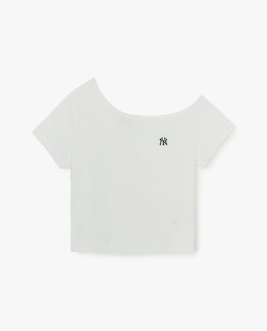  MLB - Women’s Off-Shoulder Top Basic Small Logo 