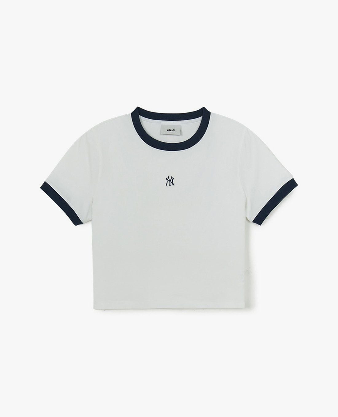 MLB – Women's Ringer Slim Logo Croptop T-Shirt