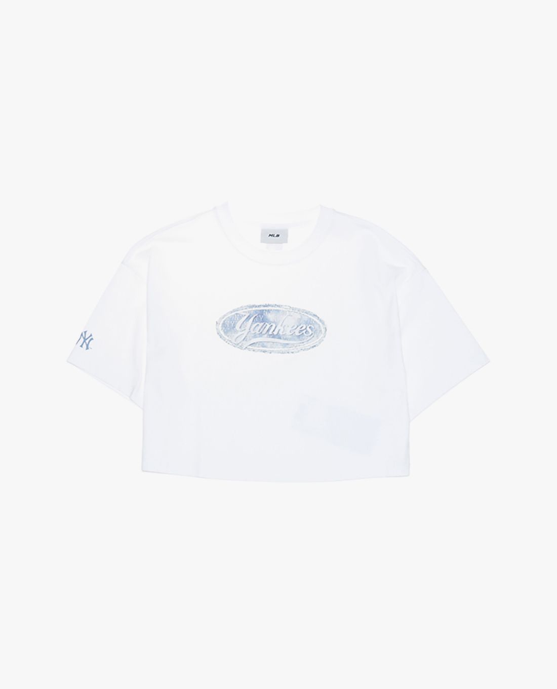 MLB - Women's Monogram Series Round-Neck Short-Sleeve Crop Top