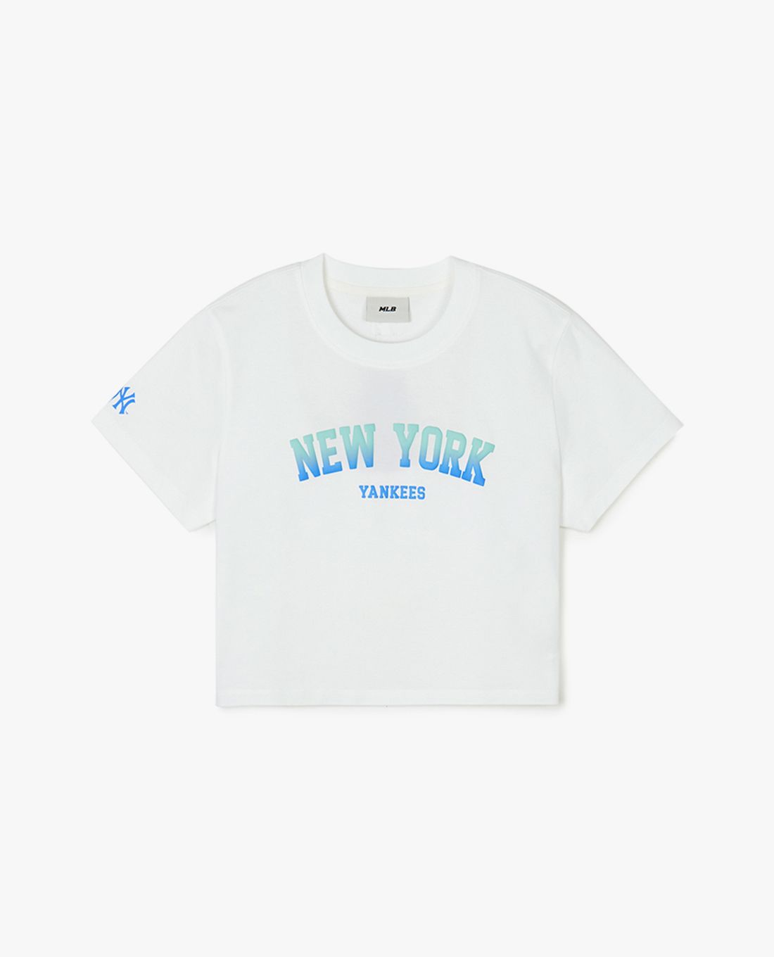 MLB - Women's Round-Neck Short-Sleeve Croptop Varsity