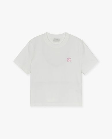  MLB – Women’s Summer Vintage Short-Sleeve Crew Neck Cropped Top 