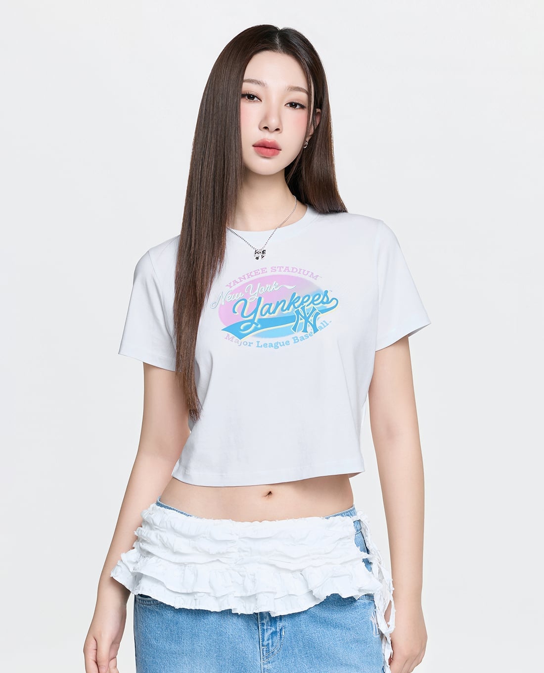 MLB - Women Vintage Graphic Croptop