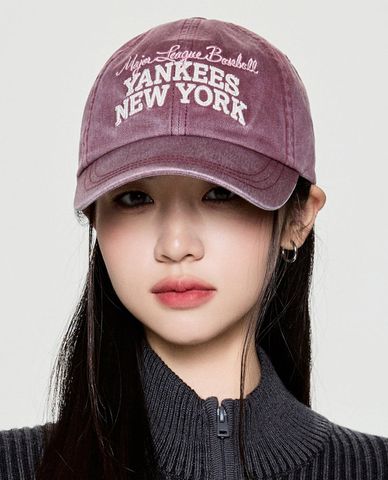  MLB - Unisex Vintage Color Washing Baseball Cap 
