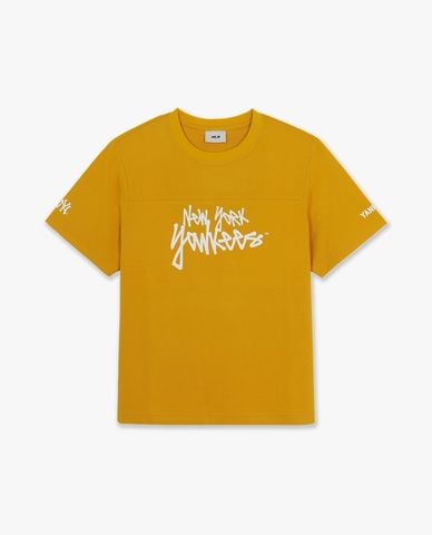  MLB - Unisex Sportive Mesh Lettergraphic T Shirt 