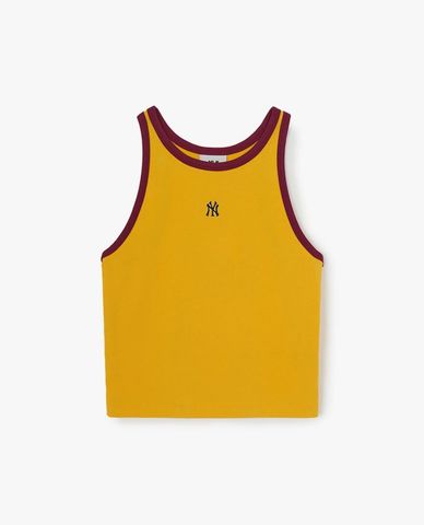  MLB - Women Basic Ringer Croptop Tank Top 