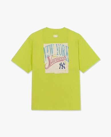  MLB - Unisex Vintage Letter Print T Shirt 