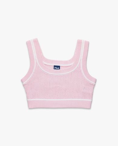  FILA - Women's Knit Croptop Two Strap Shirt Origin 