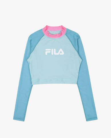  FILA - Women's Stand Collar Long Sleeve Rash Guard 