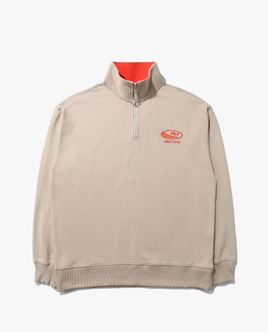  FILA - Unisex Basic Logo Stand Collar Sweatshirt 