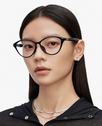  MUJOSH - Women's Fashionable Thick Round Eyeglasses Frames 