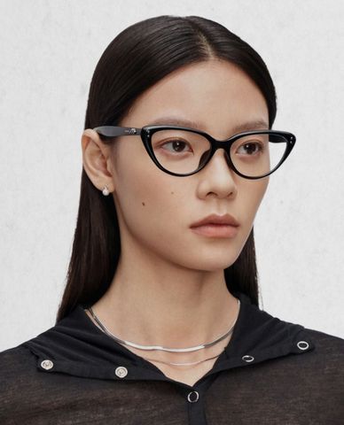  MUJOSH - Women's Fashionable Thick Round Eyeglasses Frames 