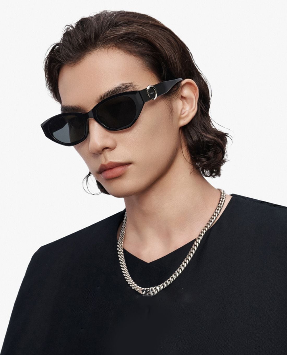 MUJOSH - Unisex Fashion Thick Oval Sunglasses