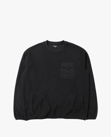  FILA - Unisex Fleece Pocket Long Sleeve Sweatshirt 