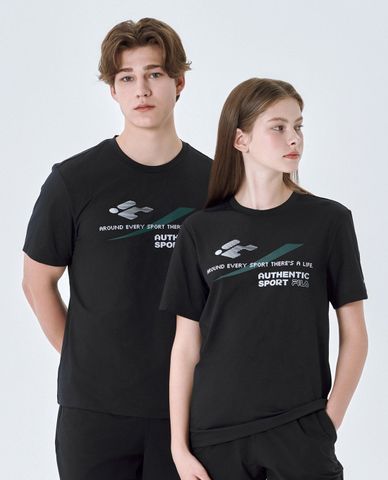  FILA - Unisex T Shirt Performance Sorona Graphic 
