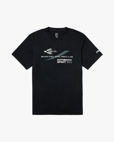 FILA - Unisex T Shirt Performance Sorona Graphic 