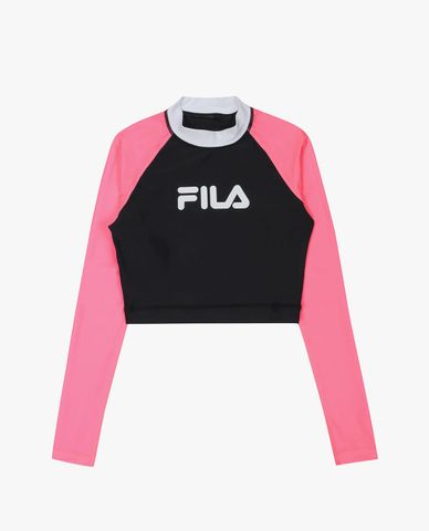  FILA - Women's Stand Collar Long Sleeve Rash Guard 