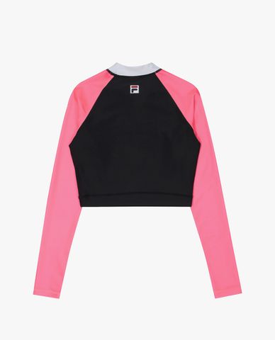  FILA - Women's Stand Collar Long Sleeve Rash Guard 