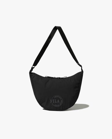  FILA - Unisex Fashion Half Moon Crossbody Bag 