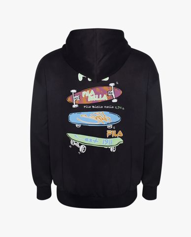  FILA - Unisex Knit Hooded Long Sleeve Jacket 