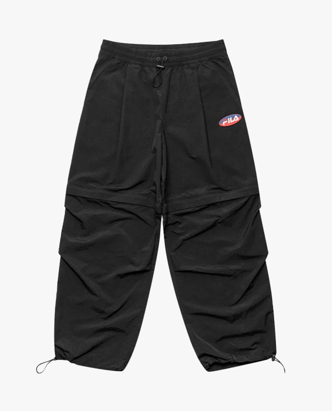 FILA - Unisex Wide-Leg Elastic Waist Pants Dna Comfort