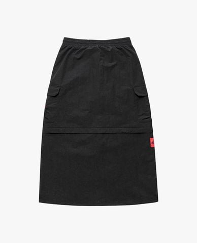  FILA - Women's DNA Cargo Drawstring Loose Fit Midi Skirt 