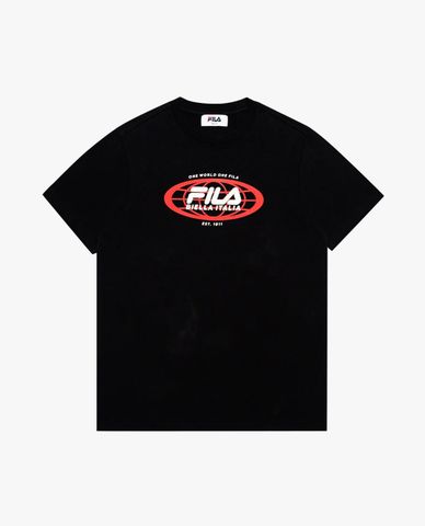  FILA - Unisex Dna Regular Short-Sleeve Crewneck T-shirt 