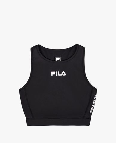  FILA - Women's Regular Small Logo Cropped Sports Bra 