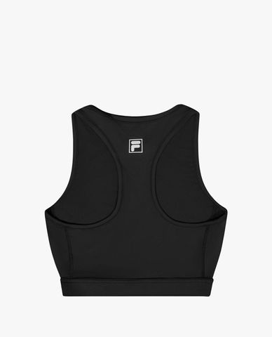  FILA - Women's Regular Small Logo Cropped Sports Bra 