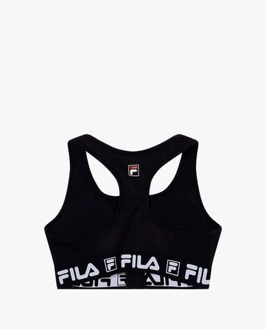  FILA - Women's Zip Sport Cropped Sports Bra 