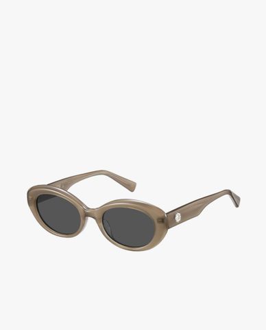 MUJOSH - Women's Edgy Oval Sunglasses 