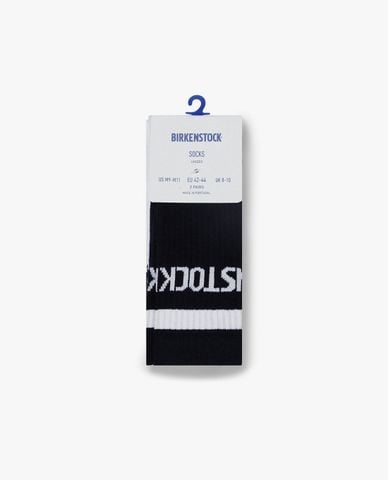  BIRKENSTOCK - 2 Pack Logo Crew Socks 