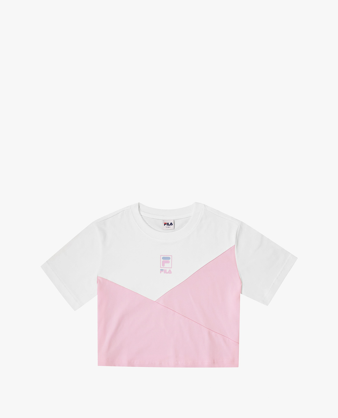 FILA - Women's Heritage Loose Fit Small Logo Cropped T Shirt