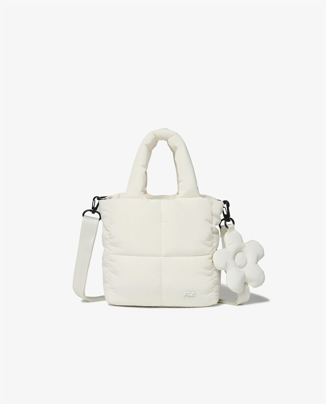 FILA - Women's Quilted Bag With Floral Charm Bag