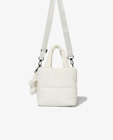  FILA - Women's Quilted Bag With Floral Charm Bag 