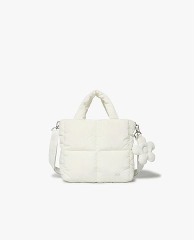  FILA - Women's Quilted Tote Bag With Charm 