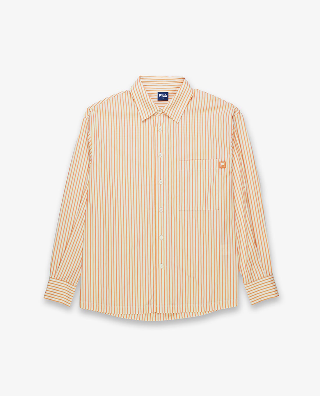 FILA - Unisex Classic Stripe Long Sleeve Shirt Blue/Orange